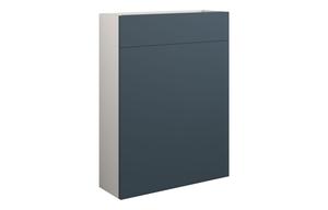 Clarence 600mm Slim WC Unit - Matt Arley Blue (Grey Cab)
